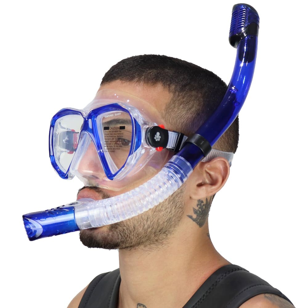 Kit de Mergulho Dive Master Dry Dive Motion - Azul | Shopee Brasil