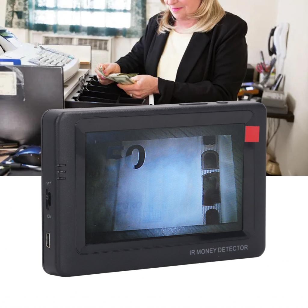 Currency Detector Handheld Large Display Screen 5V Detect Denomination ...