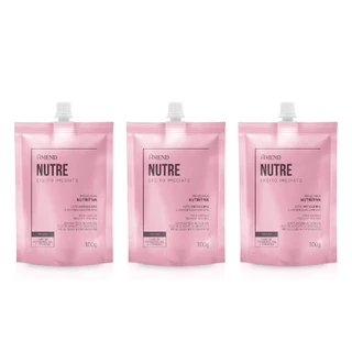 Amend Nutre Efeito Imediato Máscara Nutritiva Para Cabelos Sem Vida 100g Kit com 3 Unidades em Oferta na Shopee