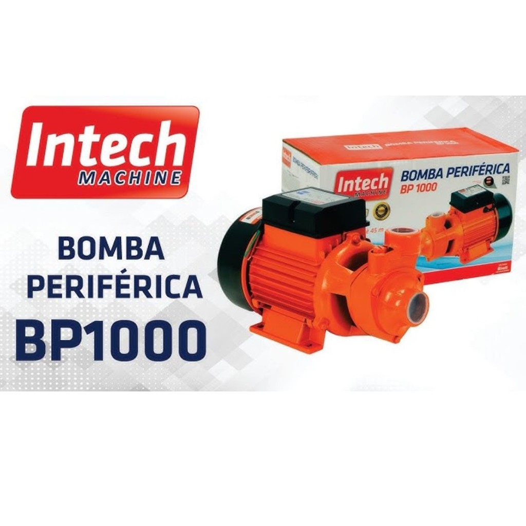 Bomba Intech Periferica 1 Cv Bp-1000 | Shopee Brasil