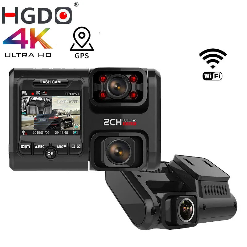 HGDO D16 Câmera de Painel 4K com Lente SONY Dupla, Câmeras Traseiras ...