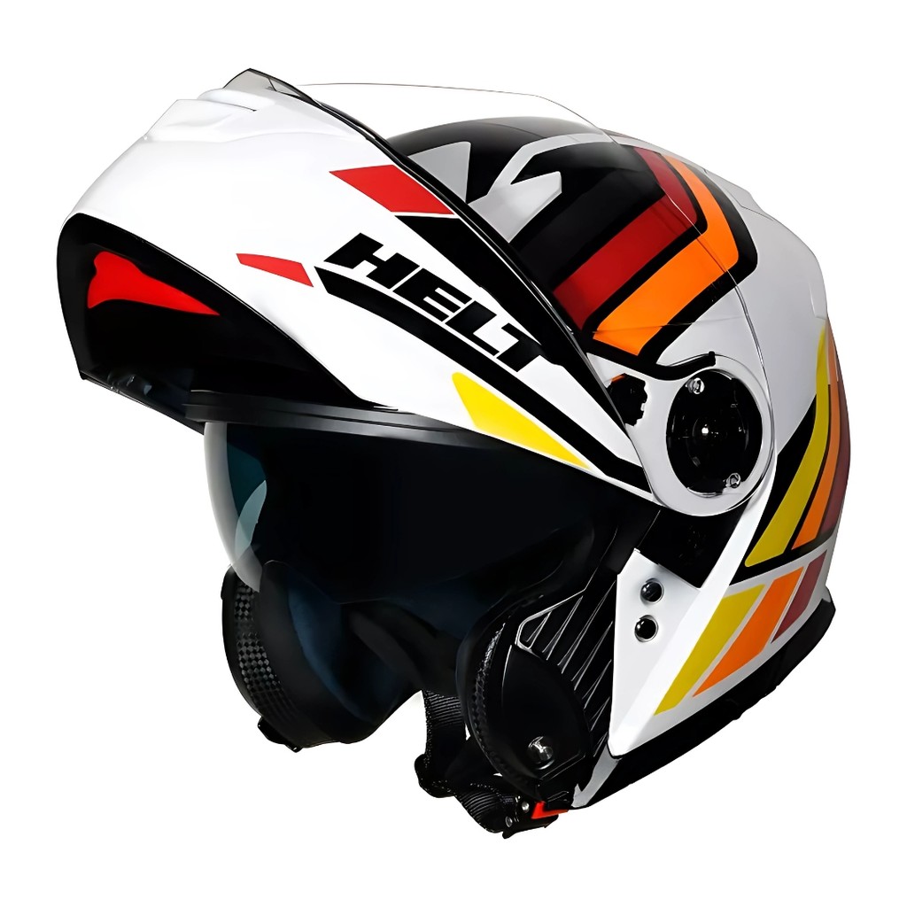 Capacete Helt escamoteavel articulado robocop com óculos