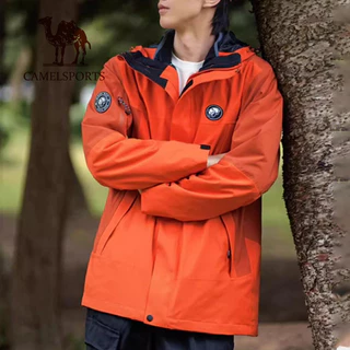 CAMEL SPORTS Jaqueta Três Em Um Destacável Outono E Inverno Novo Ao Ar Livre À Prova De Vento Impermeável Casual