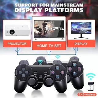 Gamepad X2 com 64GB – 2 Controles, HDMI, USB Receiver, U-Disk com Jogos, Compatível com PS3 em Oferta na Shopee