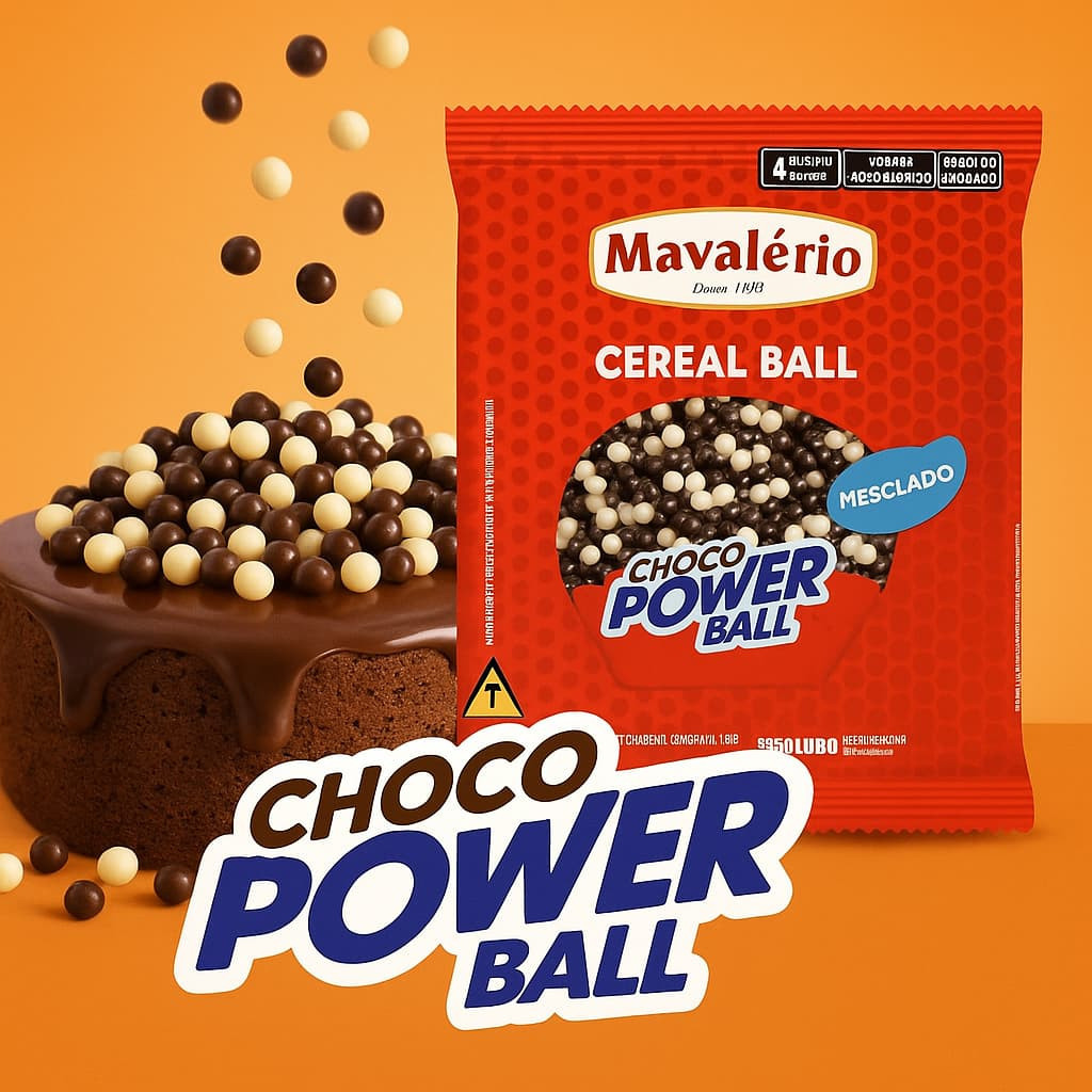 Choco Power Cereal Ball MICRO Sabor Mesclado 500g - Para Bolos, Bombons ...