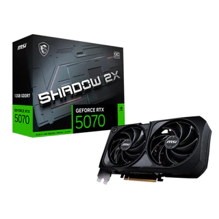 Placa de Vídeo MSI RTX 5070 12GB GDDR7 192 Bits Shadow 2x OC 912-V532-011