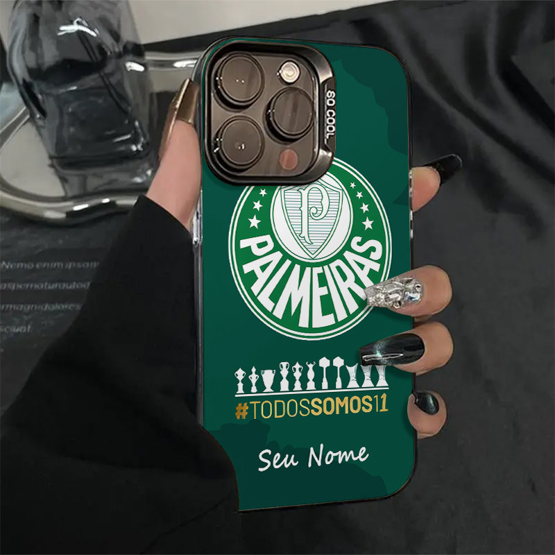 Capinha personalizada Torcedores do Palmeiras para iPhone 11 normal 12 ...