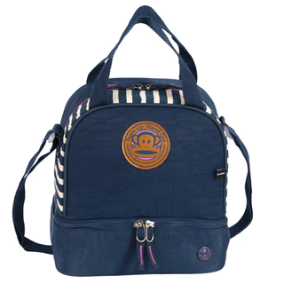Lancheira Térmica 2 Compartimentos World Navy Paul Frank em Oferta na Shopee