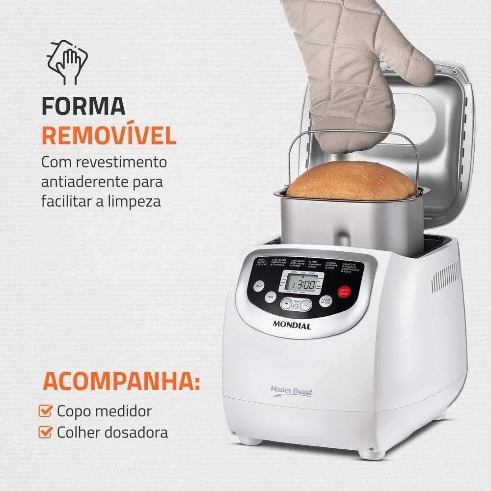 Panificadora Automática Mondial Master Bread 220V - 5