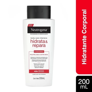 Hidratante Neutrogena Body Care Intensive Hidrata Repara 200ml em Oferta na Shopee