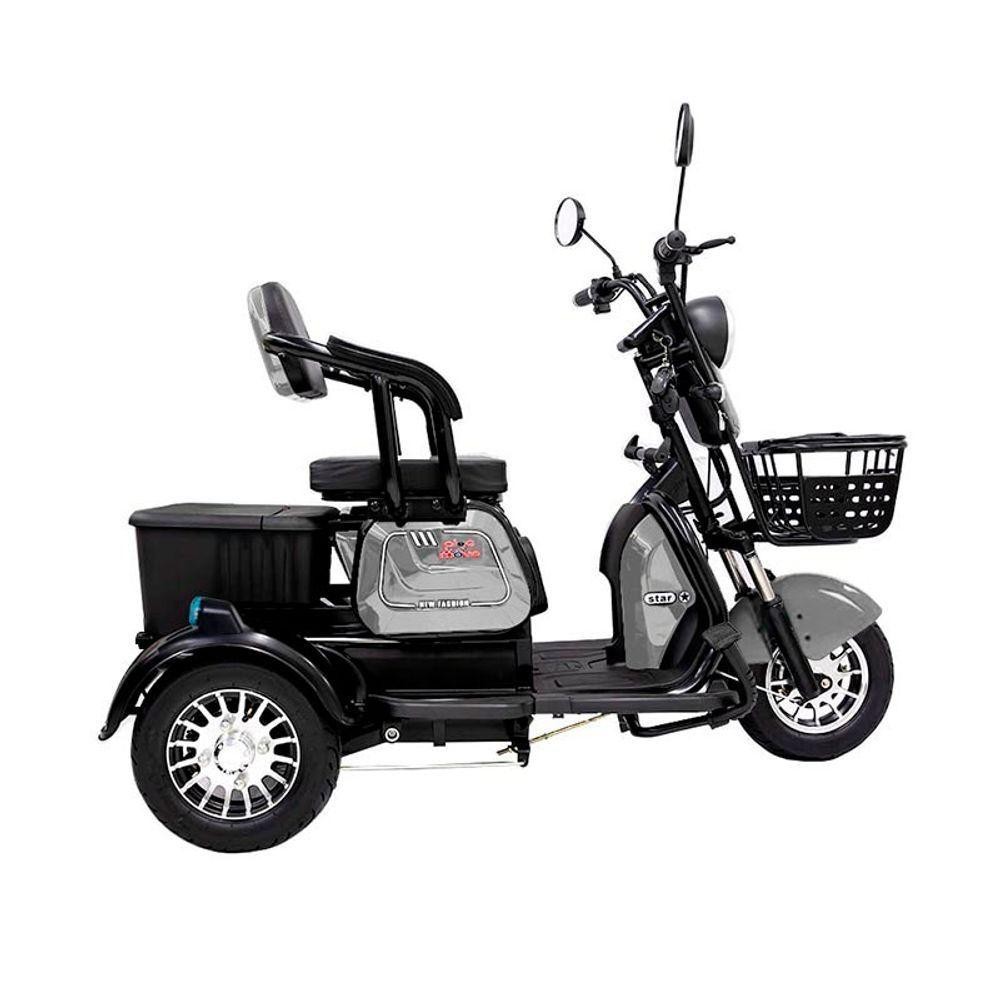 Triciclo Elétrico - Smart Pam - 800w 48v 25ah - Cinza - Plug And Move