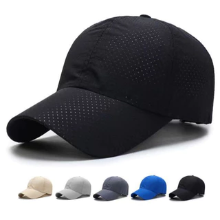 Boné LISO Tactel Casual Respirável Baseball Secagem Rapido Spring Summer New Handsome Outdoor Sports