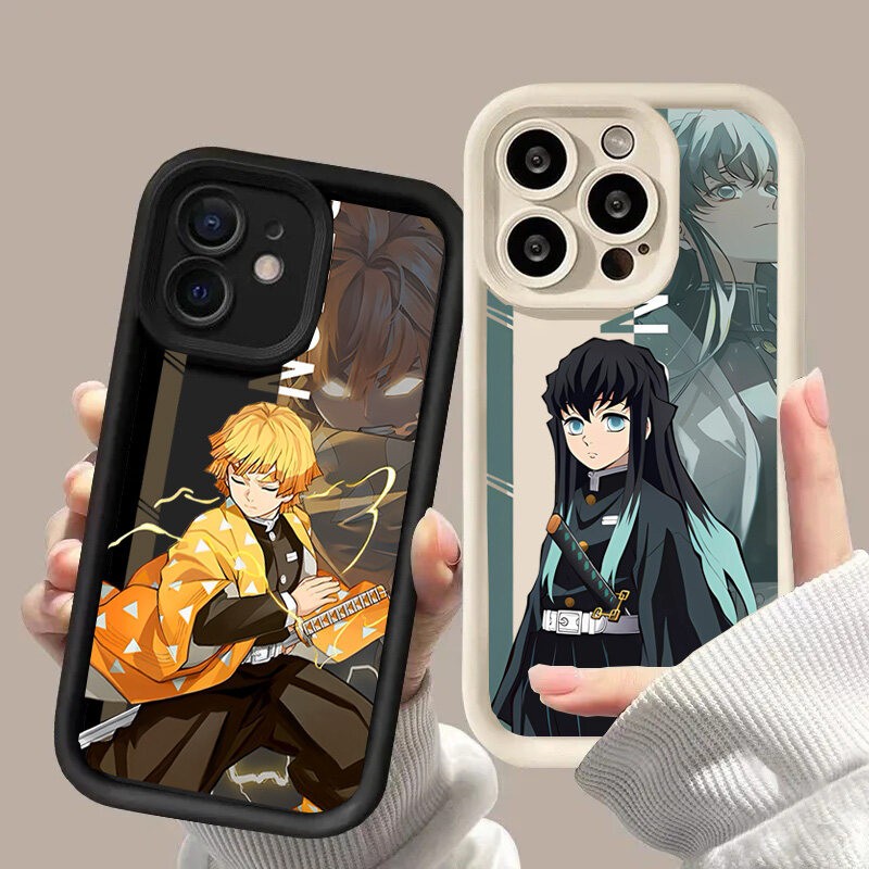 Capa Para Samsung Galaxy J6 J4 Plus J8 M20 M51 M31 M34 M30S M11 J7 Prime Core A72 Invólucro Demon Slayer Tokitou Muichir