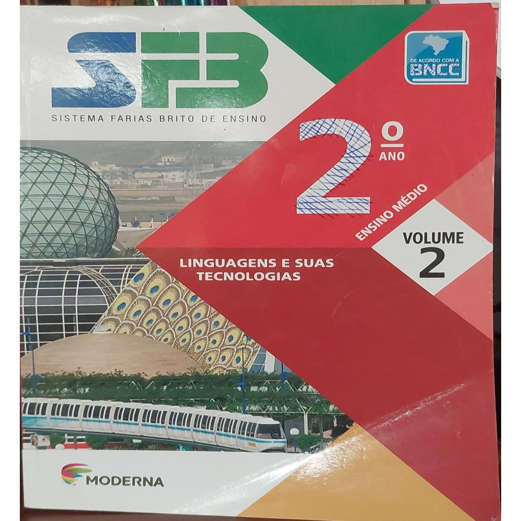 LINGUAGENS E SUAS TECNOLOGIAS 2º ANO ENSINO MÉDIO VOL 2 autor SISTEMA ...