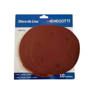 Kit Lixas Para Lixadeira De Parede 225mm Gramaturas 60 80 100 120 150 180 240