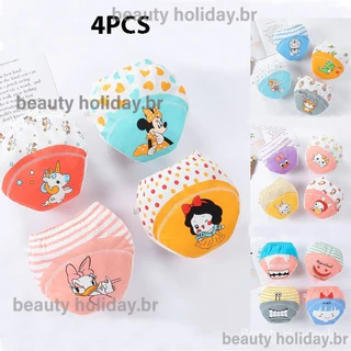 4 PCS/6 Camadas Calças De Treinamento De Algodão Para Bebês Calcinhas Reutilizáveis Fraldas Impermeáveis em Oferta na Shopee