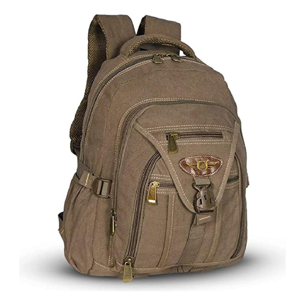 Mochila Com Alça Kvn Mochila Lona Kvn Ja9606 Keuven Cor Cáqui