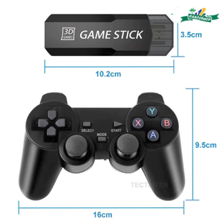 Controlador de videogame 2-4KGD10 64GB 37000 Jogos + 2 controladores em estoque!Jogos retrô Psp PS1 e GBA