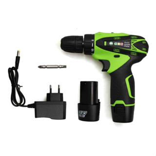Parafusadeira/furadeira Sem Fio Hagra 2 Baterias 2 Velocidades 12v Bivolt 110V/220V