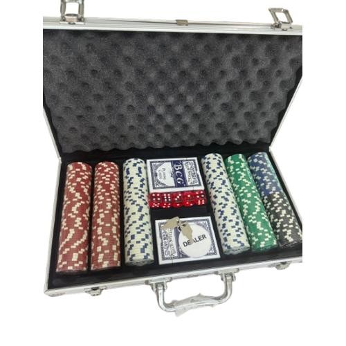 Maleta poker 300 fichas precificadas