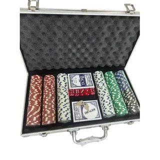 Maleta poker 300 fichas precificadas