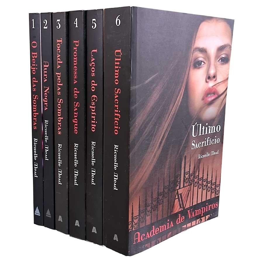 COLEÇÃO ACADEMIA DE VAMPIROS COMPLETA - 6 VOLUMES autor RICHELLE MEAD ...