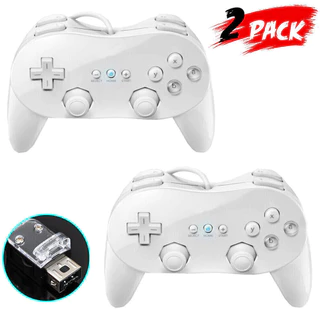 Wii Pro Classic Controller Gamepad Joypad Joystick Para Nintendo Game Remote