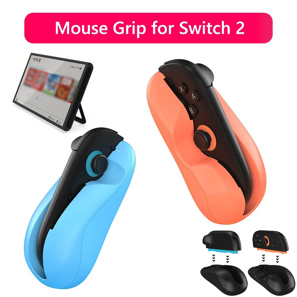 2 Pcs Controlador De Jogos Mouse Grip Para Nintendo Switch 2 Joycon ...