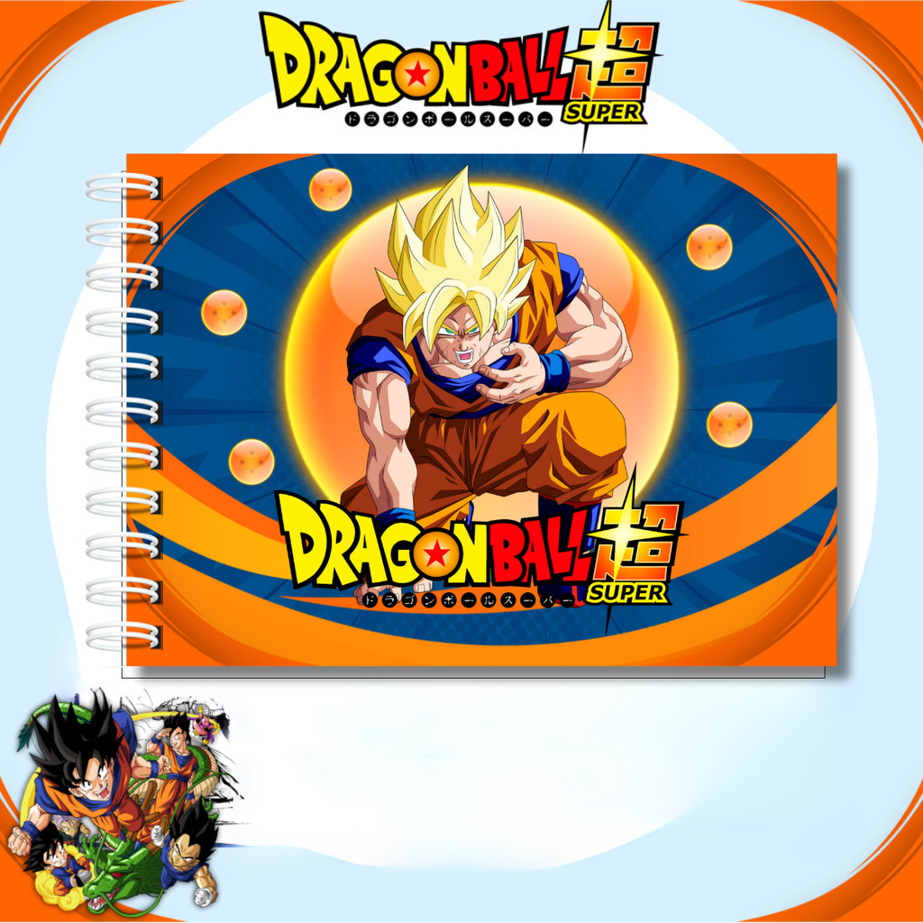 Livro De Colorir Dragon Ball Capa Dura Folhas A5 180g LANÇAMENTO