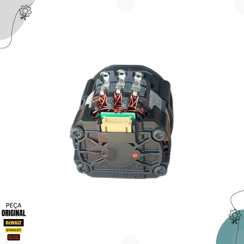 Conjuntto Motor Brushless 18v Parafusadeira Dcd7781 Dewalt