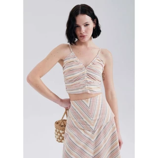 Regata Feminina Alças Finas Fio Tinto Hering em Oferta na Shopee