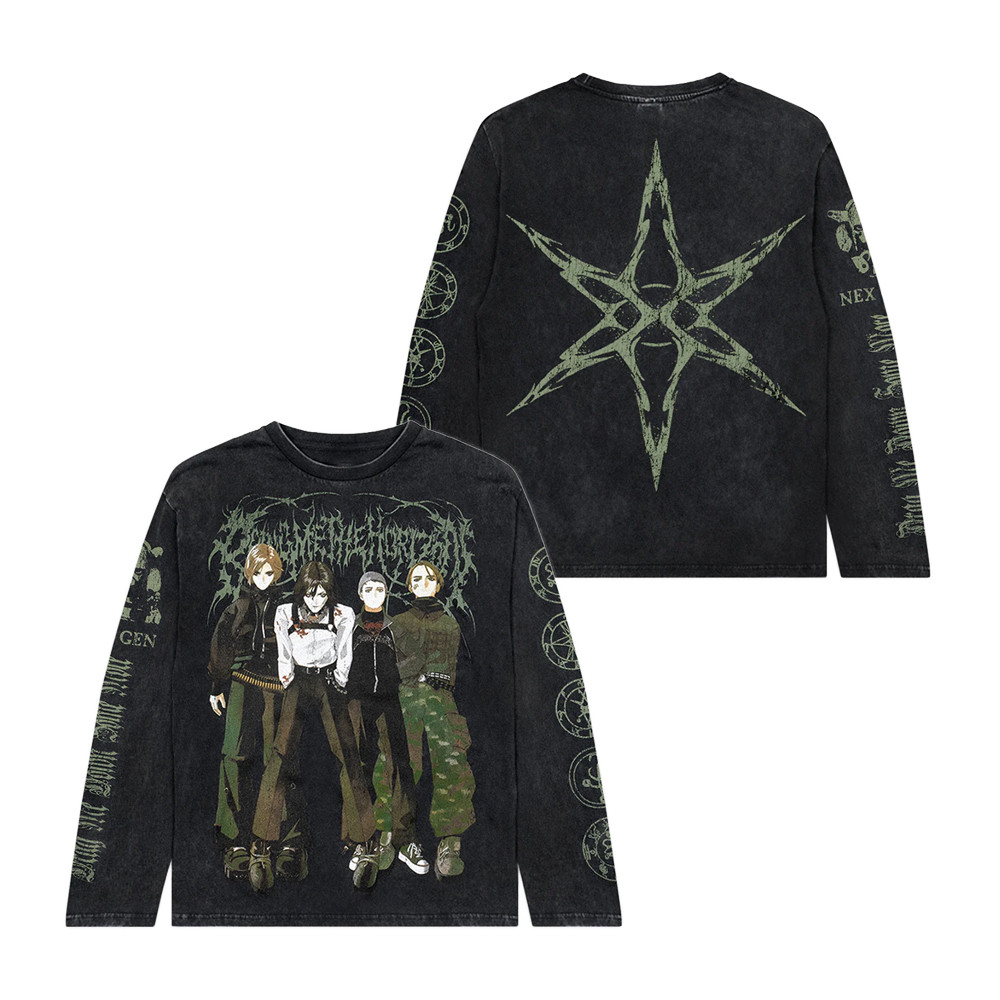 Bring Me The Horizon BMTH Merch Camiseta De Manga Comprida Lavada