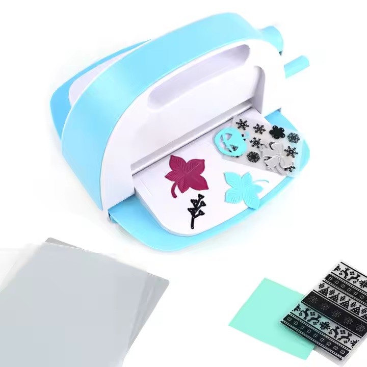 Mini Máquina de Corte e Relevo Scrapbook e Artesanato 8cm Boca