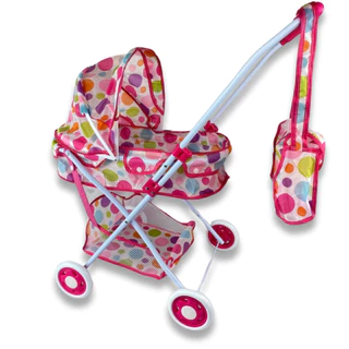 Carrinho De Boneca Reborn Berço Brinquedo Infantil Castela