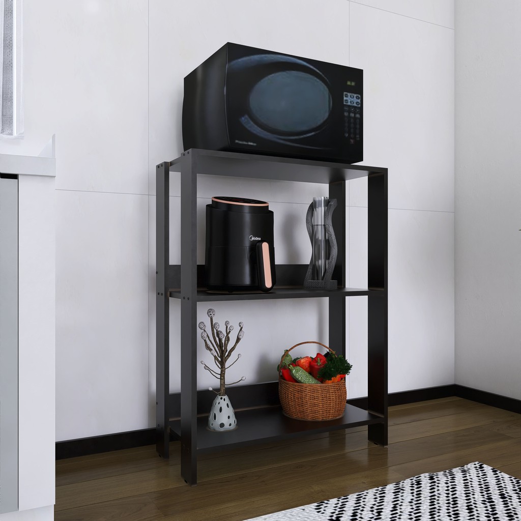 Balcão Multiuso para Microondas Movlar Mod.0705 - Preto | Shopee Brasil