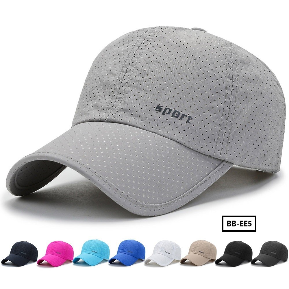 Boné Tactel Casual Respirável Baseball Secagem Rapido Spring Summer New Handsome Outdoor Sports