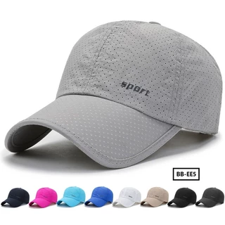 Boné Tactel Casual Respirável Baseball Secagem Rapido Spring Summer New Handsome Outdoor Sports