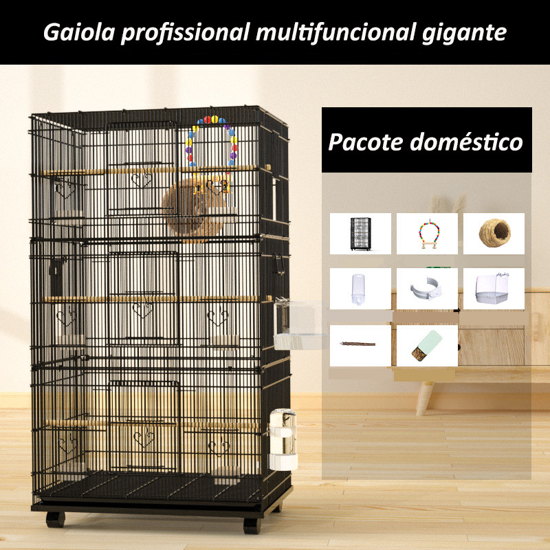 Gaiola De Pássaros De Papagaio Extra Grande Gaiola De Criação