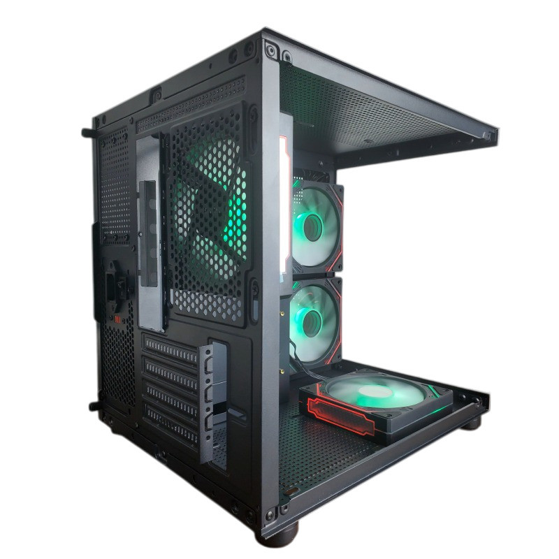 Gabinete Aquário Gamer RGB Hayom 4 fans Inclusas - GB1796 | Shopee