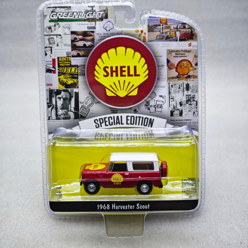 Lot De 6 Voitures Miniatures Greenlight 1/64 - Édition Limitée Shell Oil, Collection Voitures Anciennes