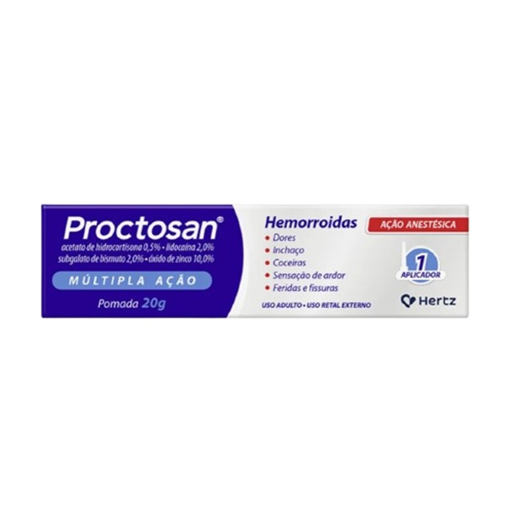 Pomada Para Tratamento De Hemorróidas Proctosan 20g - Hertz | Shopee Brasil