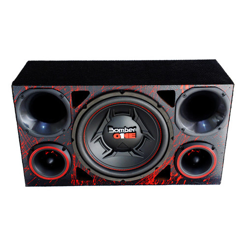 Caixa Trio Completa Bomber One 12 Pol + 2 Driver + 2 Tweeter