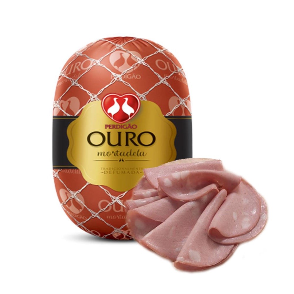 Mortadela Perdigão Ouro Defumada 4kg Petisco