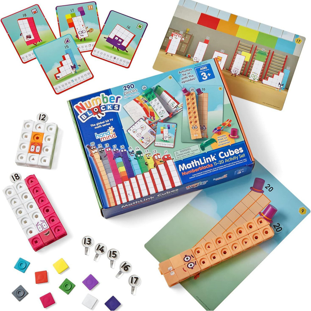 ready stock NumberBlocks Mathlink Cubes-11-20 Jogo De Matemática ...