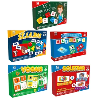 Jogo Educativo Aprendizagem Infantil Letras - Pais&Filhos
