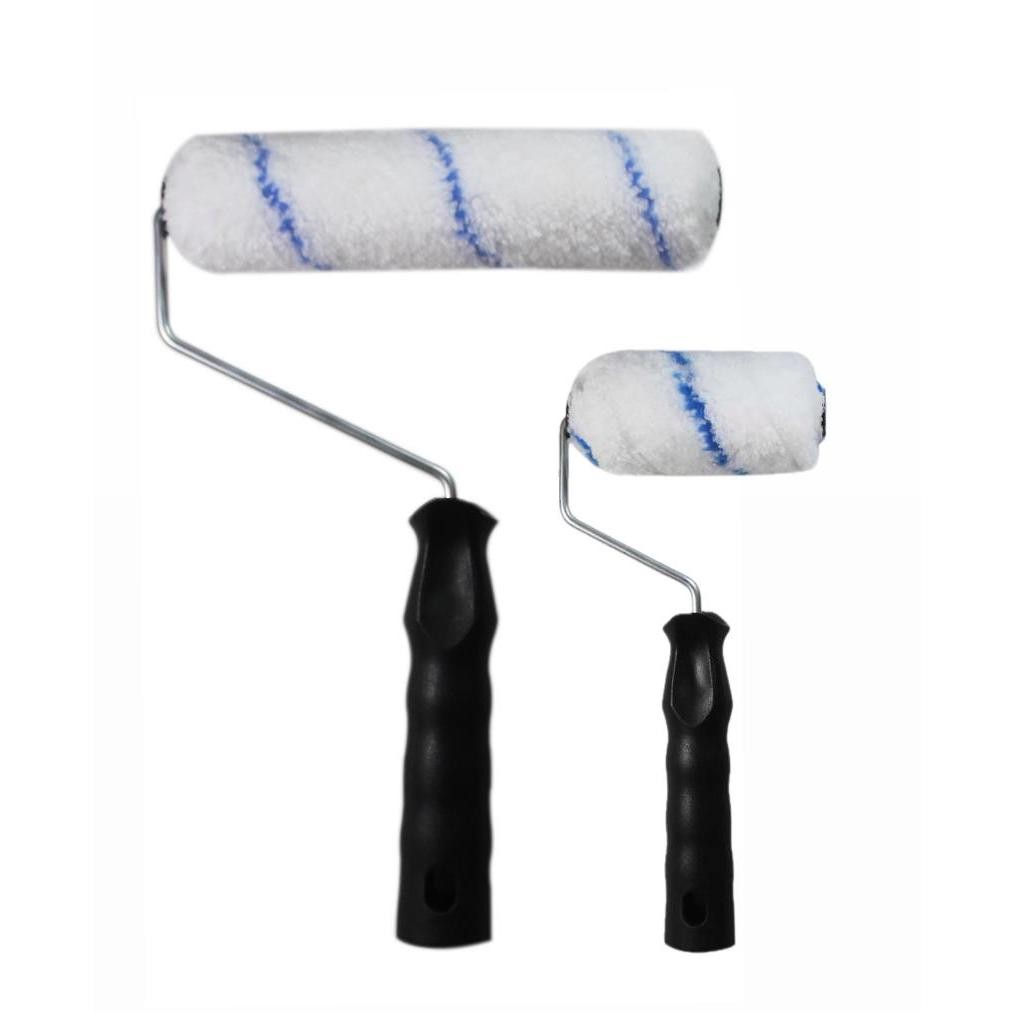 Rolo de Pintura de Lã Microfibra Anti-Respingo 2pçs 23cm/ 9cm C ...
