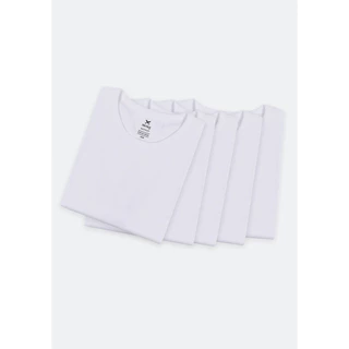 Kit Com 5 Camisetas Masculinas Básicas Slim