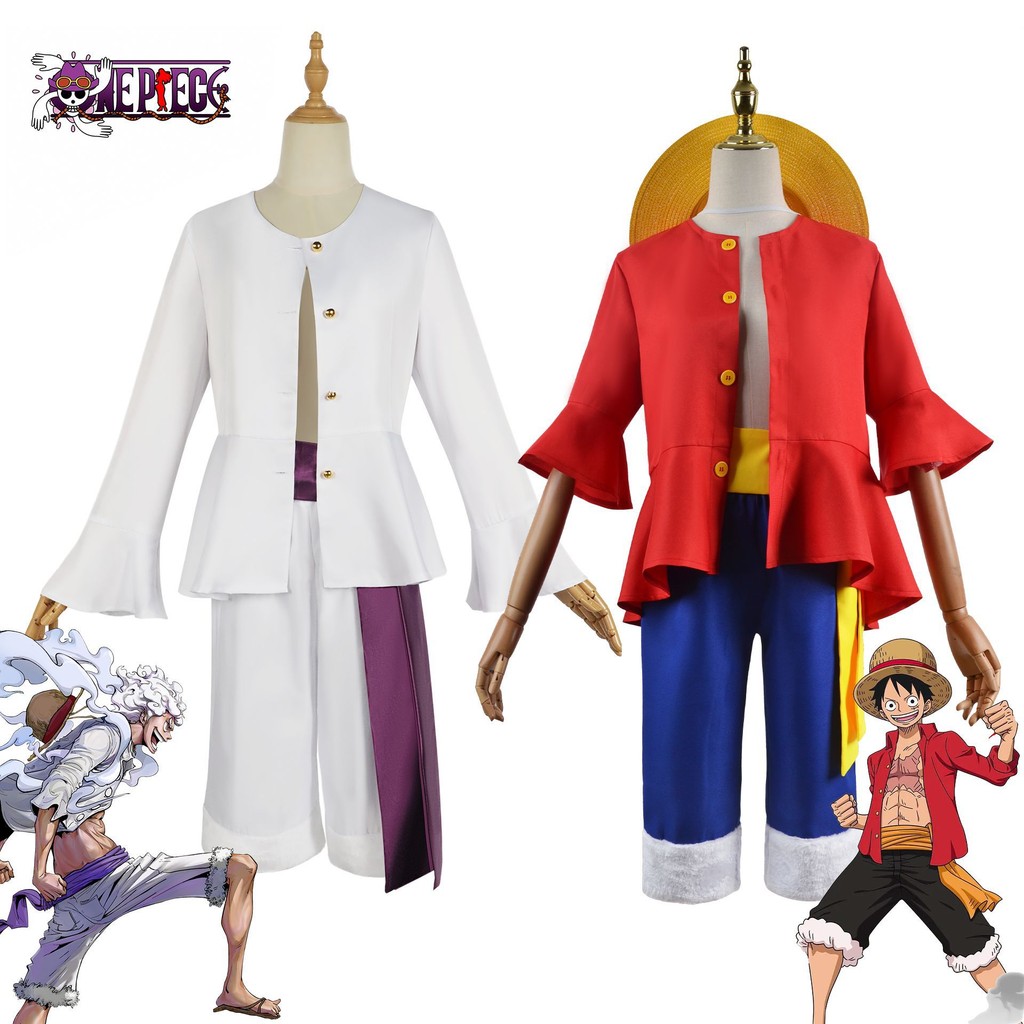Luffy cos roupas de One Piece Dois anos depois, roupas de cosplay de ...