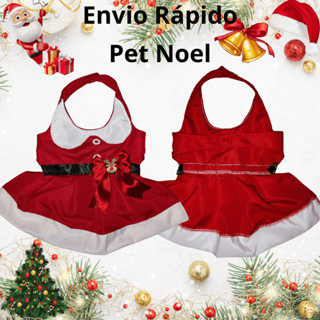 Roupa Pet  Cão e Gato de Natal Vestido para Cachorro e Gato | Roupinha P M G GG