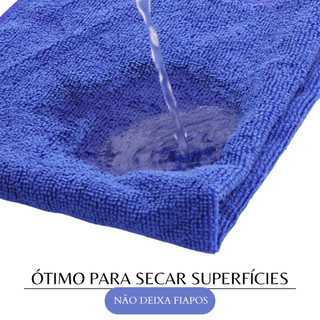 Kit 10 Panos De Limpeza Microfibra alta absorção Multiuso — foto 7 — Achou Levou Brasil